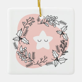 Skapa din egen Retro-julstjärna Julgransprydnad Keramik