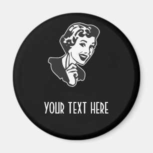 SKAPA DIN EGEN RETRO MAMMA SCOLDING GIFTS MAGNET