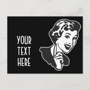 SKAPA DIN EGEN RETRO MAMMA SCOLDING GIFTS VYKORT
