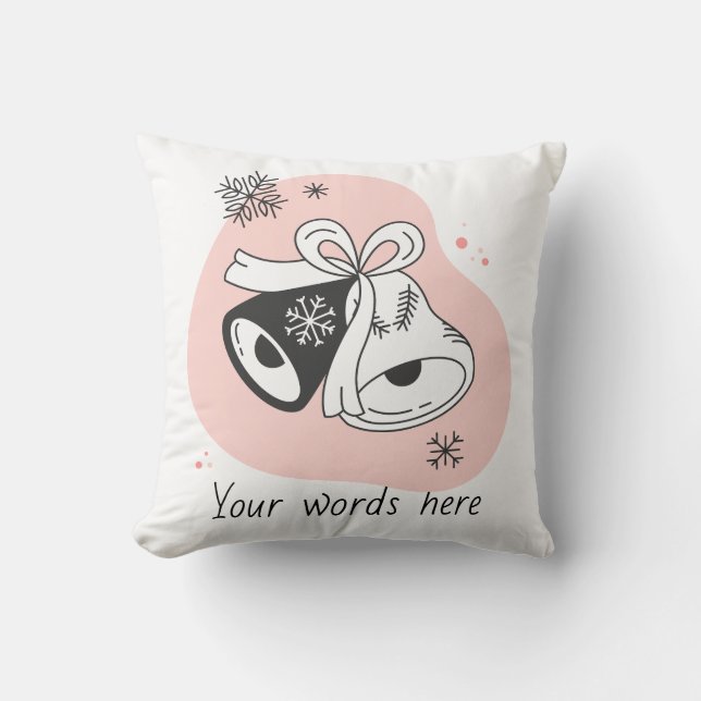 Skapa din egen Retro-Orange i Klockor Kudde (Framsida)