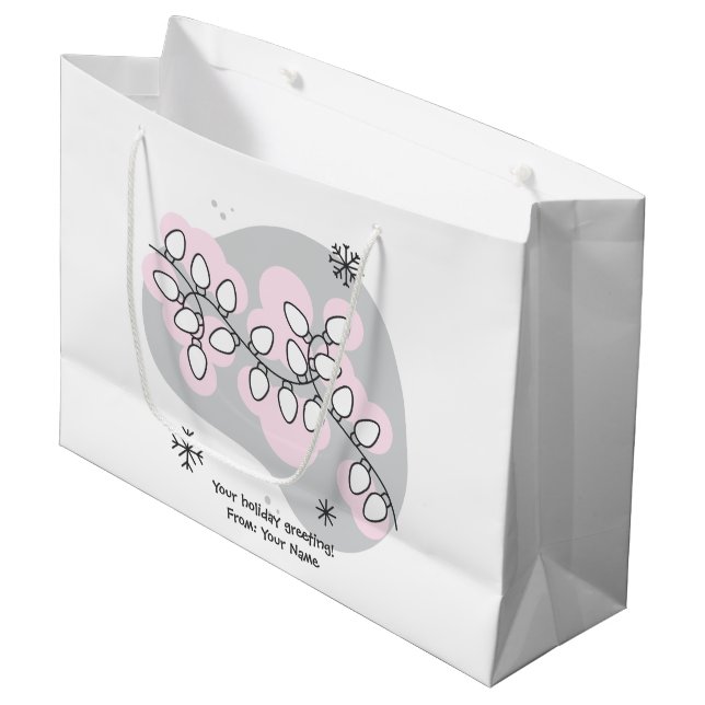 Skapa din egen Retro String Ljus-jul (Framsidan Vinklad)