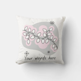 Skapa din egen Retro String Ljus-jul Kudde