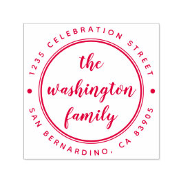 Skapa din egen Returadress för Namn Anpassningsbar Självfärgande Stämpel