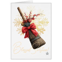 Skapa Din Egen Röda Båge Gammal Värld Yule Kvast
