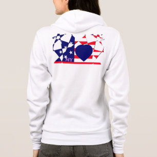 Skapa din egen röda vita och blå t shirt