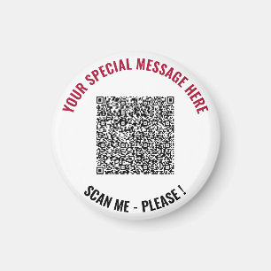 Skapa din egen roliga QR-kodmagnetmall Magnet