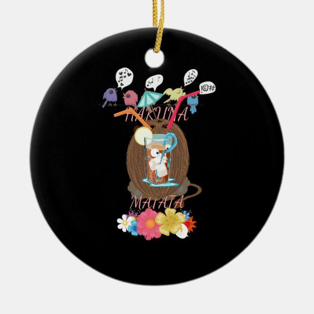 Skapa din egen Roligt sommartid, Beach Party Ideas Julgransprydnad Keramik (Framsidan)