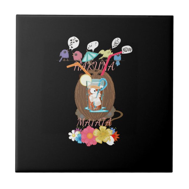 Skapa din egen Roligt sommartid, Beach Party Ideas Kakelplatta (Framsidan)