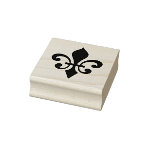 Skapa din egen romantiska Fleur De Lis Stämpel