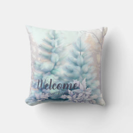 Skapa din egen romantiska Gräs Träd-skog Kudde