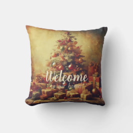 Skapa din egen romska julmorgon Träd Kudde