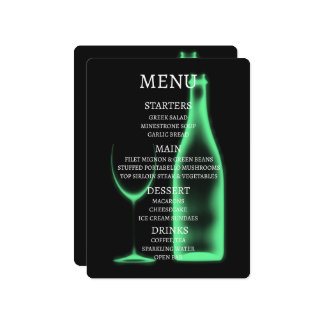 Skapa din egen röntgenvinglas & flaska meny