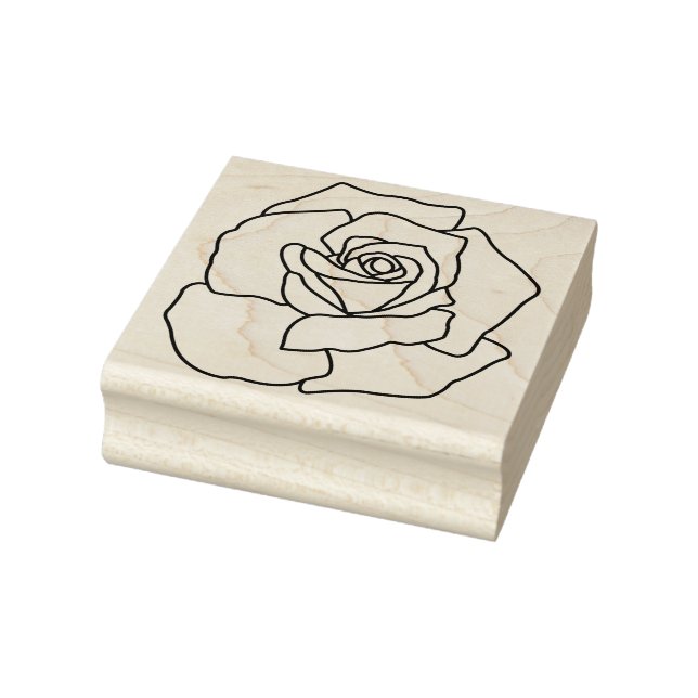 Skapa Din Egen Ros Blomma Blommande Blommor Stämpel (Stämpel)