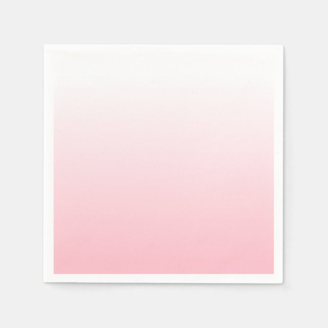 Skapa din egen Rosa Ombre Pappersservett (Framsidan)