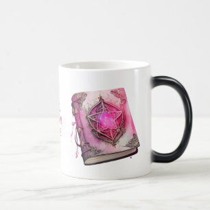 Skapa din egen Rosa Pentacle Grimoire Magisk Mugg