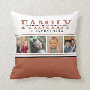 Skapa din egen rosenfamiljsoffert 4 Fotokollage Kudde