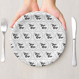 Skapa din egen runda Logotyp Mönster Business Part