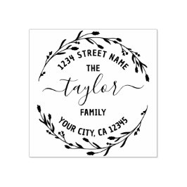 Skapa din egen runda Returadress-familj Namn R Stämpel