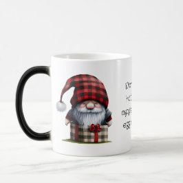 Skapa Din Egen Rutig Farfar Jul Tomte Magisk Mugg