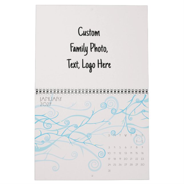 Skapa din egen Sakura-deko-kalender - Anpassad Kalender (Jan 2027)