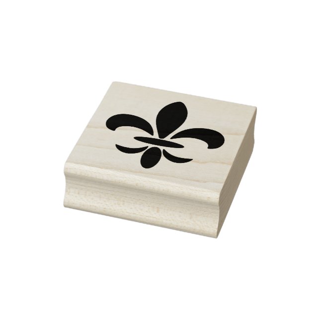 Skapa din egen schablonlagda Fleur de Lis Stämpel (Stämpel)