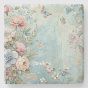Skapa din egen shabby chic fjärilsbukett stenunderlägg