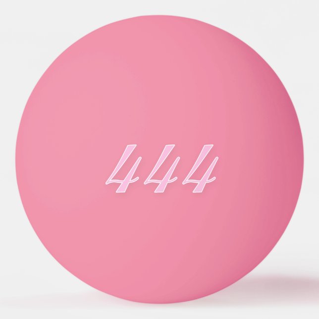 Skapa din egen Shock rosa 444 Pingisboll (Framsidan)