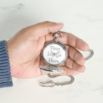 Skapa din egen Silver Pocket Watch Armbandsur
