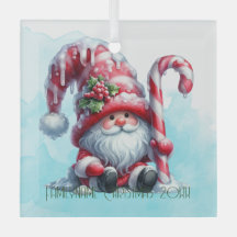 Skapa Din Egen Skäggiga Pepparmints Jul Tomte