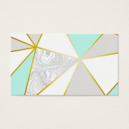 Skapa din egen skalning och Guld-geometri Visitkort