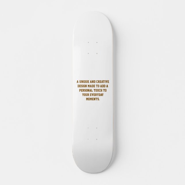 Skapa Din Egen SkateBoard (Framsida)