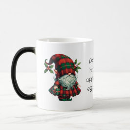Skapa din egen skotska julplaid-tomte magisk mugg