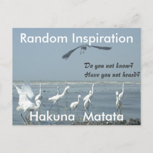 Skapa din egen slumpmässiga inspiration anpassa vykort