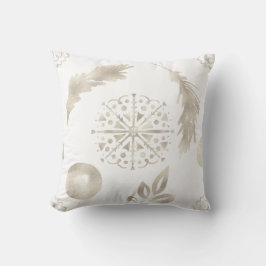 Skapa din egen Snöflingor och fjädrar i Guld Kudde