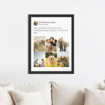 Skapa din egen Social Media Photo Collage Poster<br><div class="desc">Skapa din egen fotokollage poster med 6 av bilder i ett social-foto av stil. Lägg till en egen namn-,  citattext eller anpassningsbar till den här designen.</div>