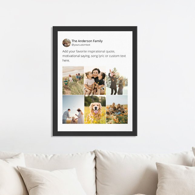Skapa din egen Social Media Photo Collage Poster (Skapare uppladdad)