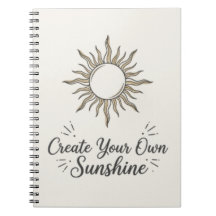 Skapa Din Egen Solsken Boho Sol Notisbok