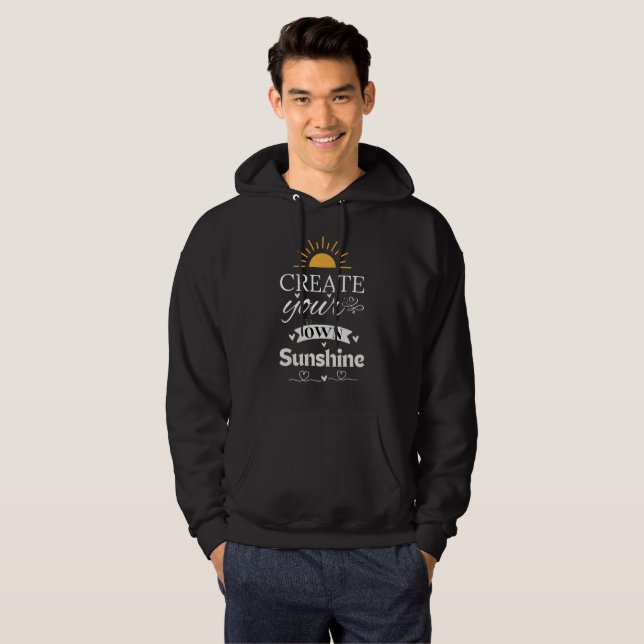 Skapa din egen solsken - inspirationsoffert hoodie (Hel framsida)