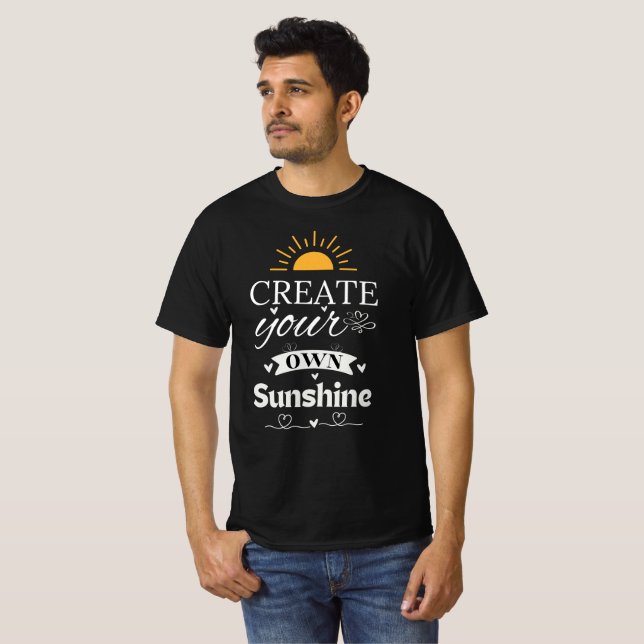 Skapa din egen solsken - inspirationsoffert t shirt (Hel framsida)
