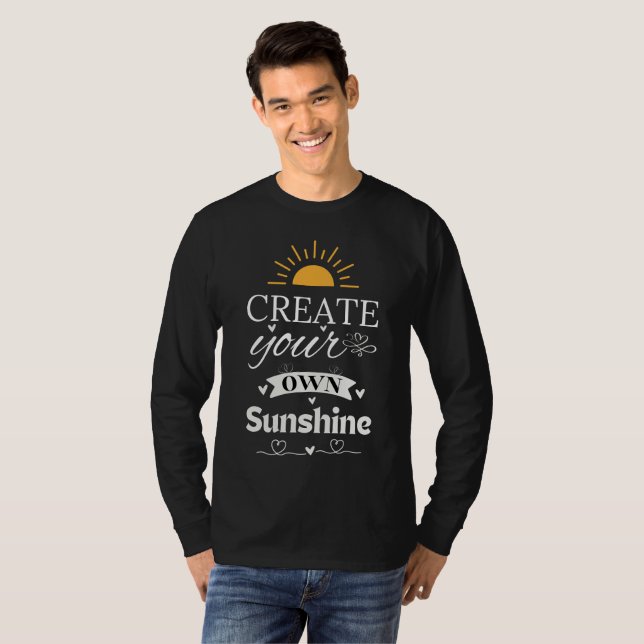 Skapa din egen solsken - inspirationsoffert t shirt (Hel framsida)
