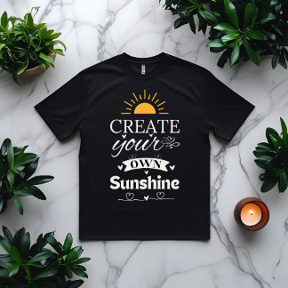 Skapa din egen solskensmotiv t shirt