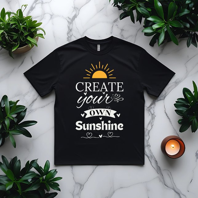 Skapa din egen solskensmotiv t shirt (Skapare uppladdad)