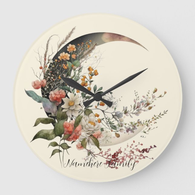 Skapa din egen sommarblomma halvmåne stor klocka (Framsida)