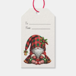Skapa Din Egen Sömnig Jul Plaid Tomte Presentetikett
