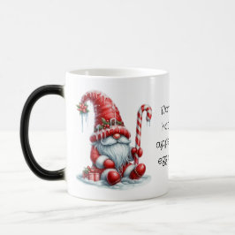 Skapa Din Egen Sömnig Pepparmynts Jul Tomte Magisk Mugg