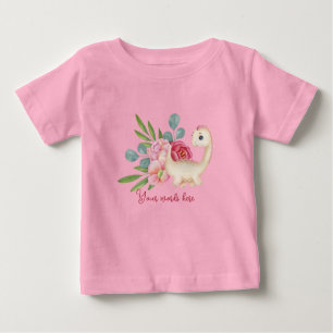 Skapa din egen Söt Girl Dinosaur & Ro T Shirt