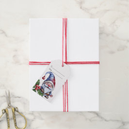 Skapa Din Egen Söt Jul Tomte Presentetikett