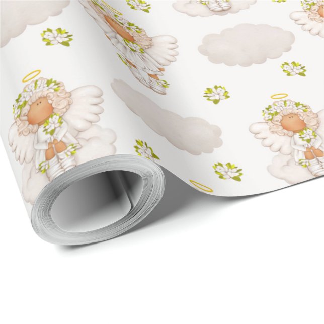 Skapa Din Egen Söt Liten Ängel Presentpapper (Rulle Hörn)