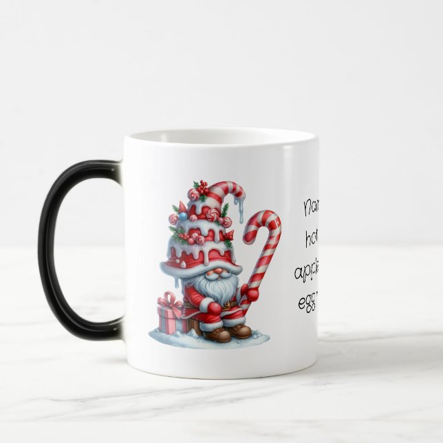 Skapa Din Egen Söt Pepparkaks Tomte Julgnom Magisk Mugg (Vänster)