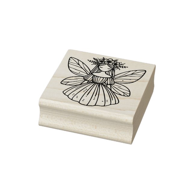 Skapa Din Egen Söt Pixie Blomster Fée Stämpel (Stämpel)